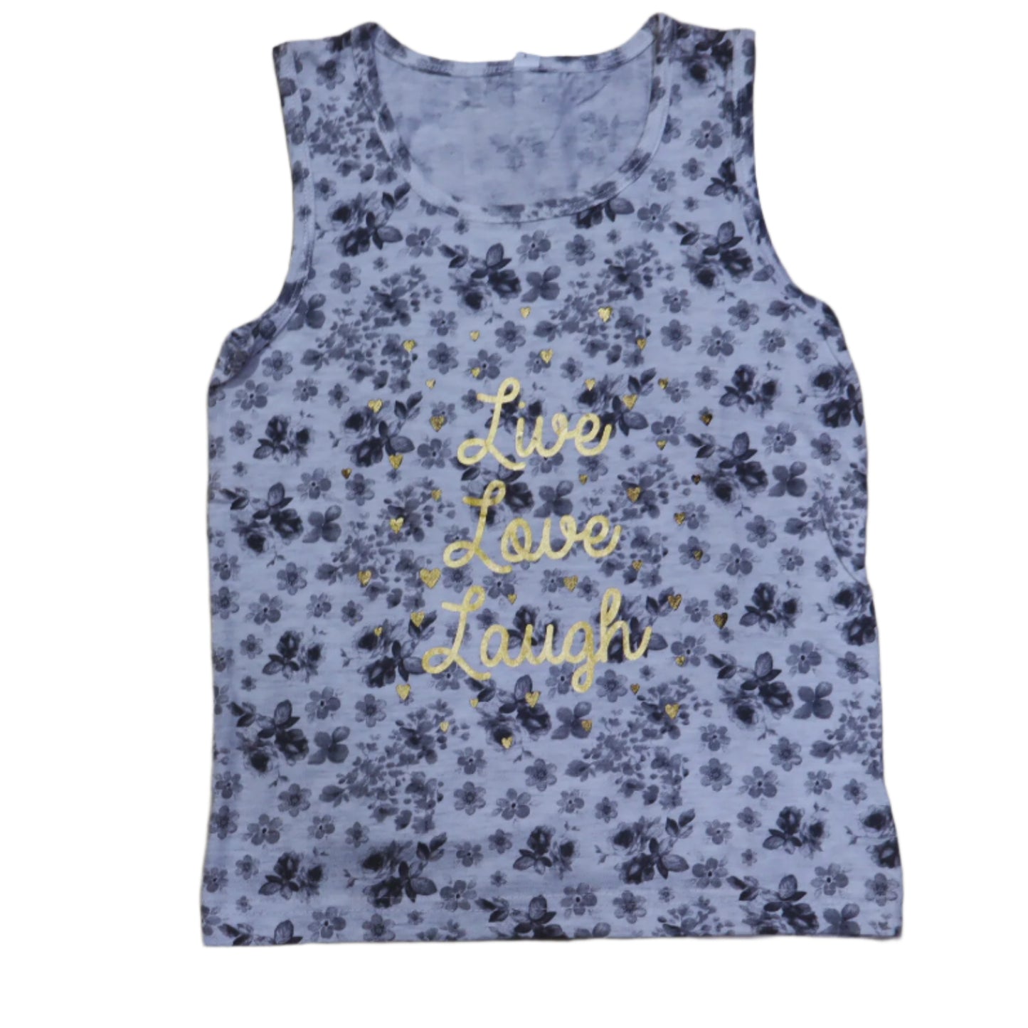 BRANDED sleeveless T-SHIRT