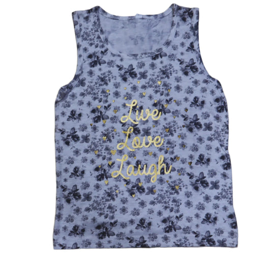 BRANDED sleeveless T-SHIRT
